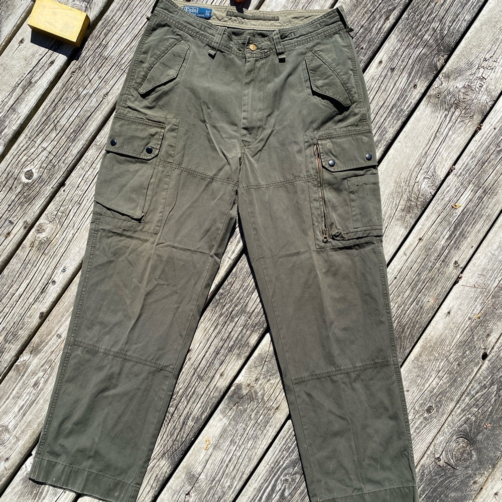 Polo Ralph Lauren olive green cargo pants 36